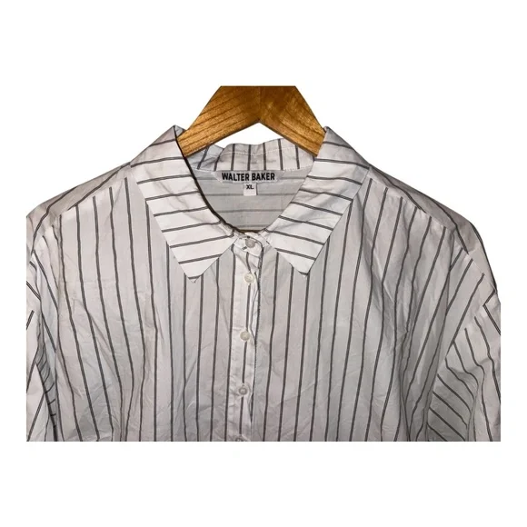 Walter Baker Cropped Montana Shirt Top XL - Picture 4 of 7
